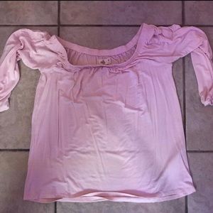 Off the shoulder long sleeve